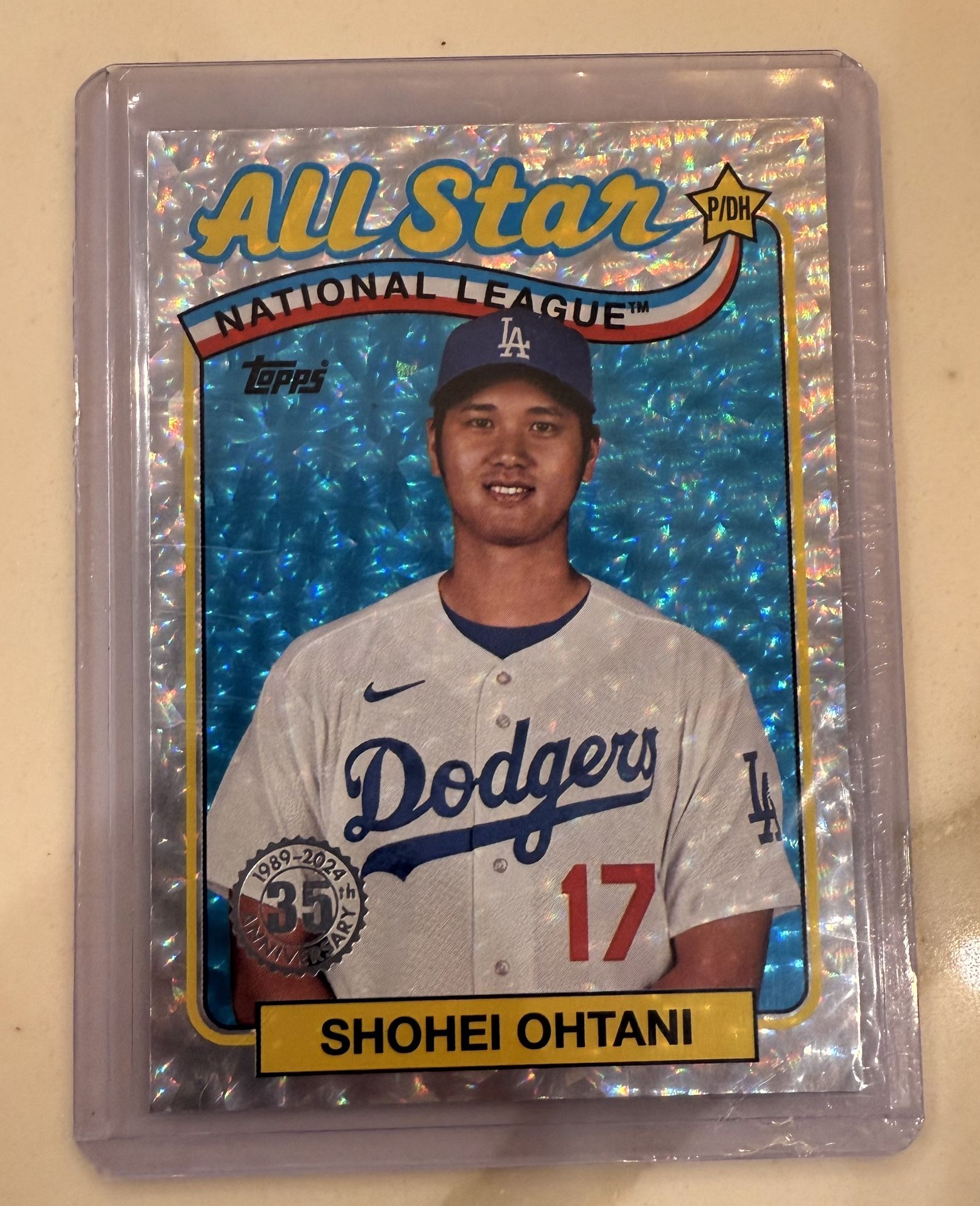 2024 Topps Series 2 SHOHEI OHTANI 1989 All Star Silver Foil Crackle #89ASB-1