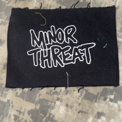 Minor Threat Punk Band Patch – Brand New