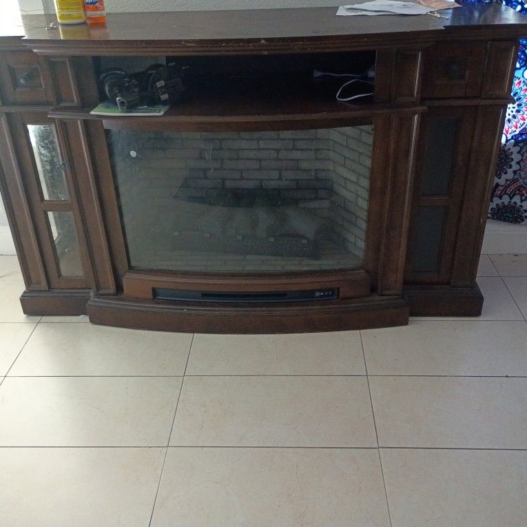 Heater/TV Stand