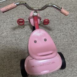 Pink toddler bike 