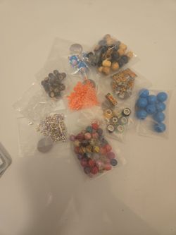 Mixed Craft Beads Lot Assorted Styles