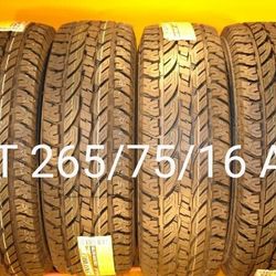 4 New Tires For Sale 265/75/16 LT AT All Terrain We Service Motorcycle Tires