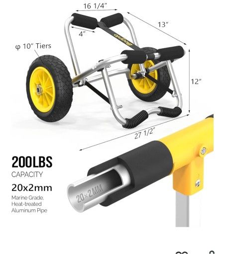 Mini Kayak Cart
