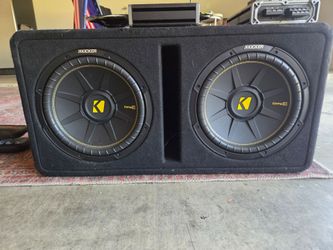 Car Audio Package: Dual 12" Kicker Subs, Amps, JVC, Pioneer