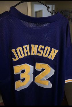 Magic Johnson Lakers Baseball Jersey