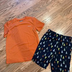 Eddie Bauer Boys Pjs Size Small 7/8