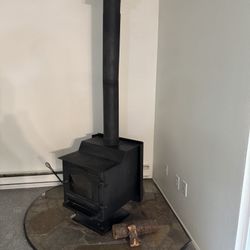 Fireplace.