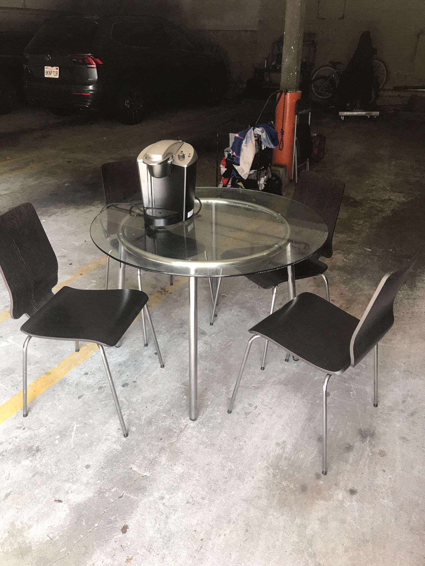 Kitchen dining table with 4 chairs