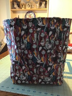 Nightmare Before Christmas Fabric Tote Bag