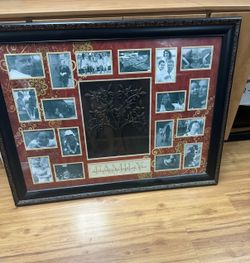 Large photo display frame