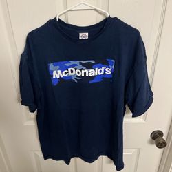 Hype beast, McDonald’s, camo box logo, extra large t shirt