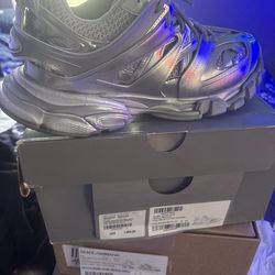 Triple Silver Balenciaga Track Runners
