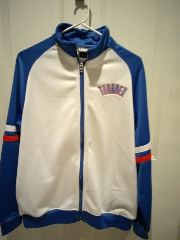 OKC Thunder Official NBA Jacket Size Small