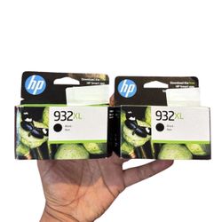 2 Pack HP 932XL High-Yield Black Ink Cartridge, 1,000 Pages, (CN053AN#140)