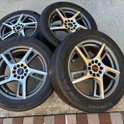 rims MB Wheels 5x112 - 5x105 Universal rines For Jetta Passat Atlas Beetle Golf Crossgolf Tiguan Gti Mercedes Benz Audi Cruze Aveo