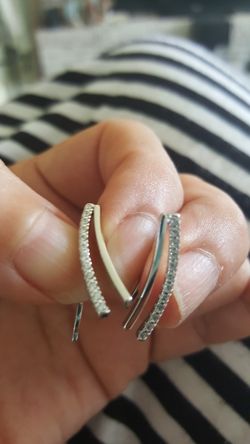 Sterling silver earring from Italy