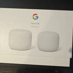 Google Nest WiFi Router And Point 