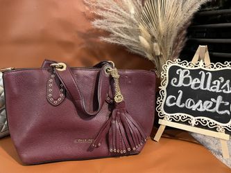Michael Kors authentic leather burgundy