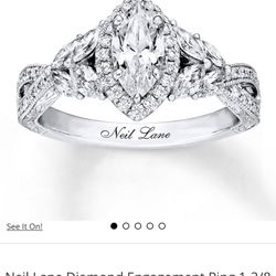 Neil Lane Engagement Ring Details And Original Price Are In One Of The Pictures