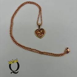 My Guardian Angel, Protect Me and Bring Me Love Pendant And Chain. 