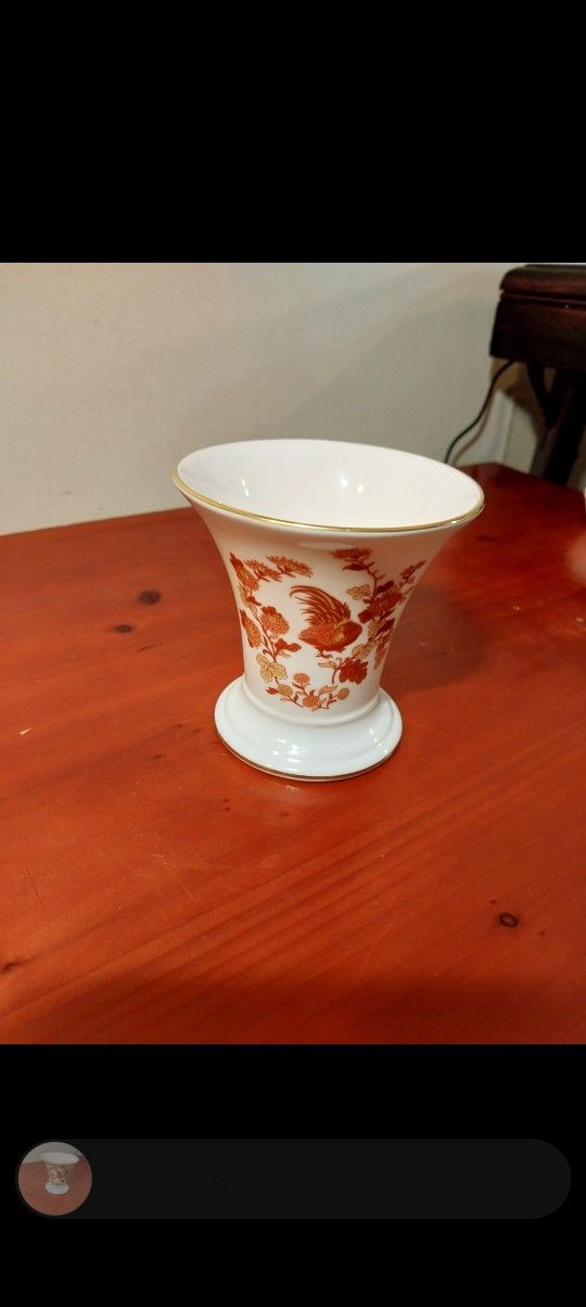 Vintage Wedgewood Bone China  Golden C. Bud Vase