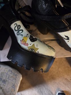 Halloween Theme Platform Style Shoes