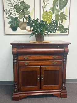 Beautiful vintage flip-top server cabinet