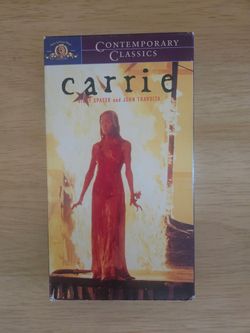 Antique VHS Carrie Horror Movie