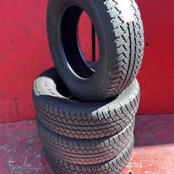 255/70R18 BRIDGESTONE A/T full tires set