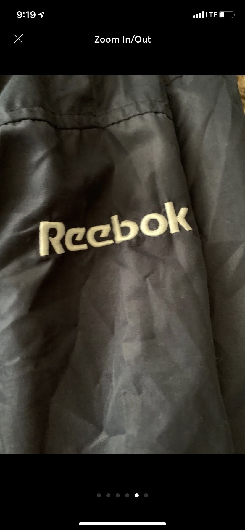 Vintage Reebok jacket sz m in good condition