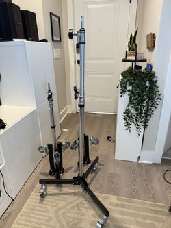 Impact Keygrip Baby Folder Roller 8’ Stand w/ Wheels – Heavy Duty