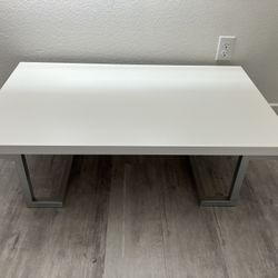 White Low Profile Coffee Table