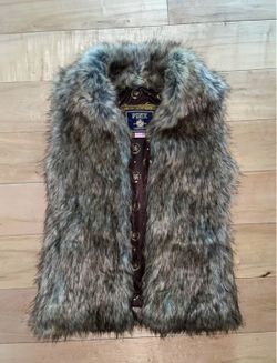 New Victoria’s Secret Pink Faux Fur Vest XS Rare