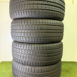 V357  275 55 19 111H  Continental  4X4 Contact  4 Used Tires  90%-95% Life 