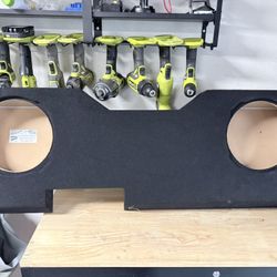 Ground shaker 10” Subwoofer Box Chevy/GMC Crew Cab 2014-2018