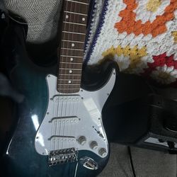 Basic  Electric Guitar And Amp As Is Condition 