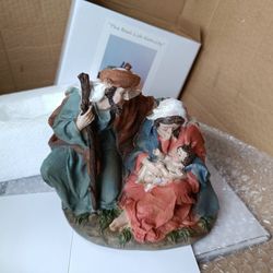 Bethlehem Gifts Adoring Parents 6” Nativity Figurine