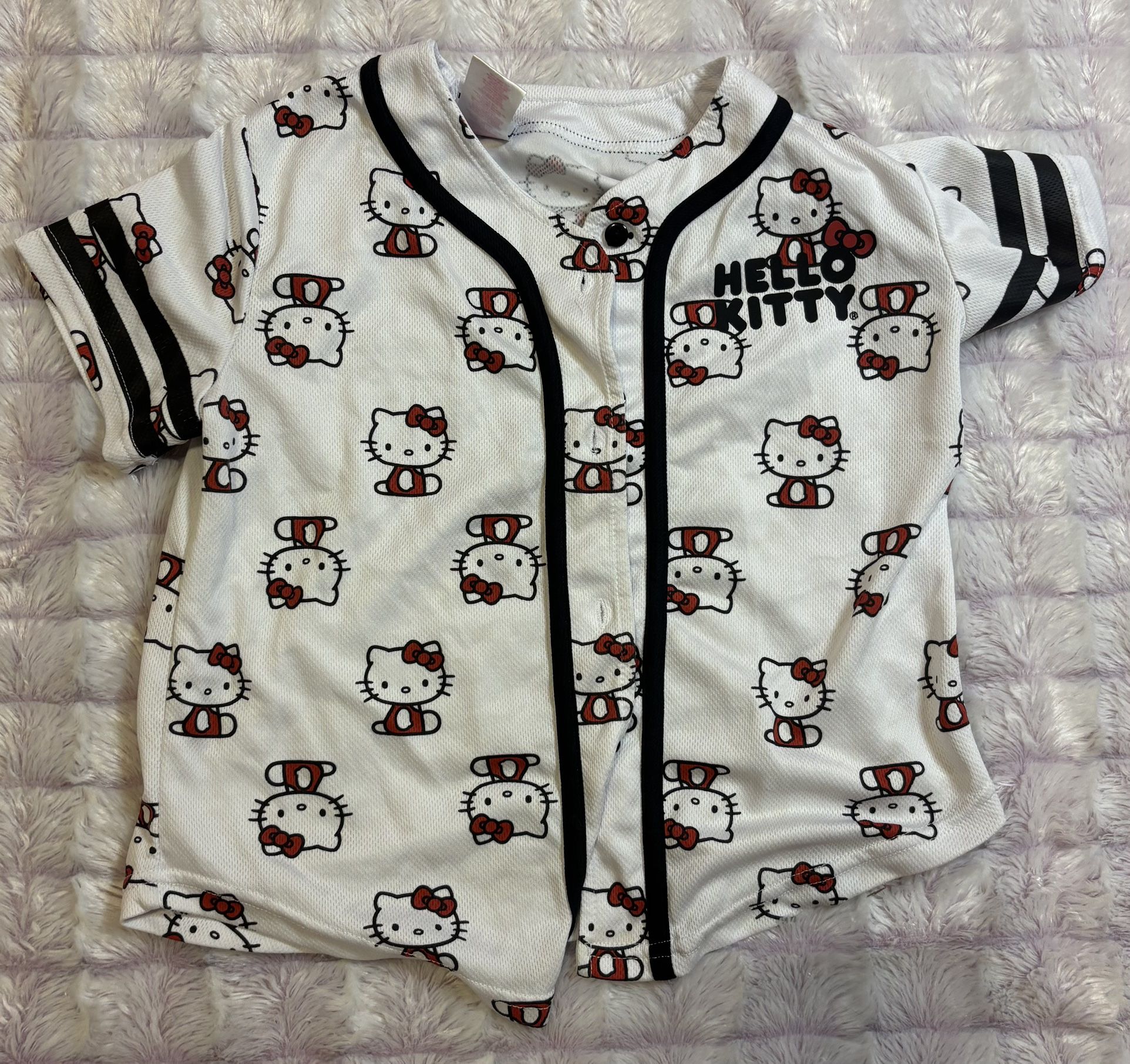 Girls Cute Hello Kitty Jersey