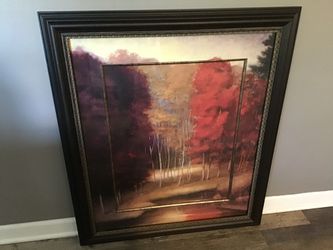 Vermillion meadow Large Picture Frame Robert Striffolino 36”X 42”