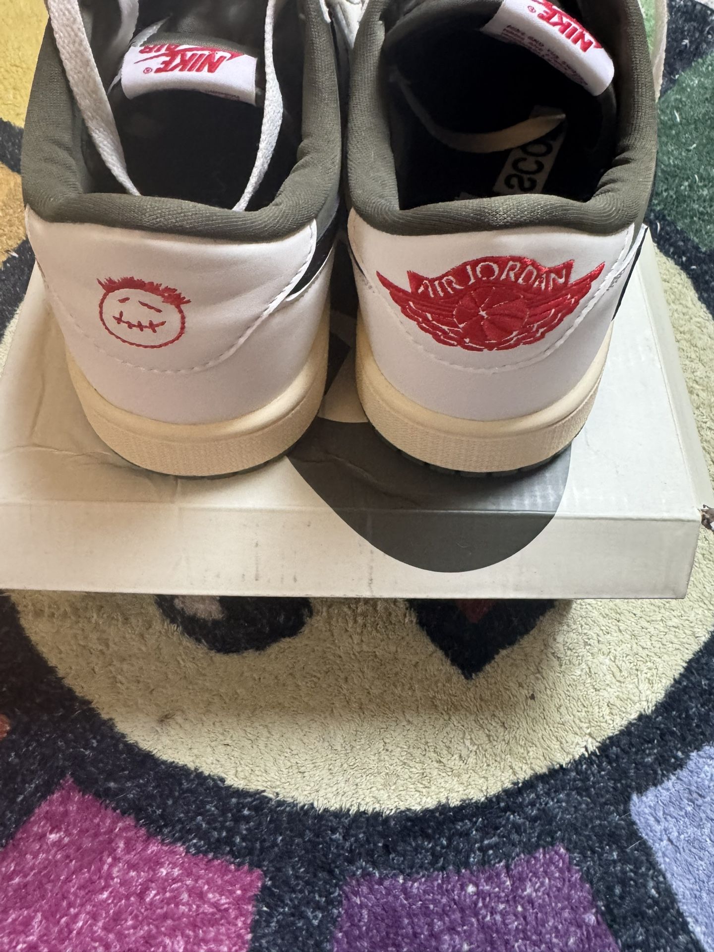 travis Scott Jordan 1 Low Olives Size 11