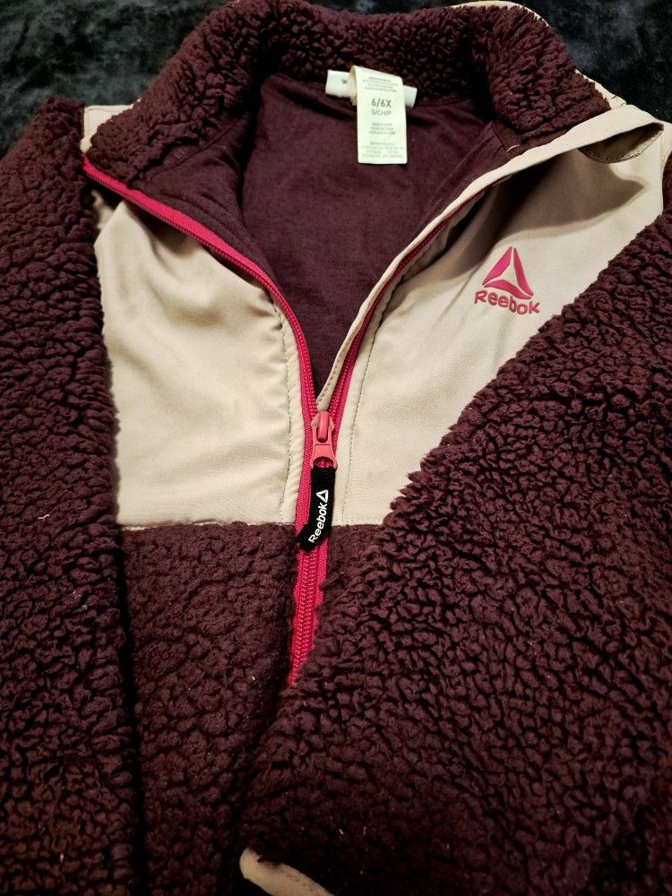 Girls Reebok Sweater Size 6