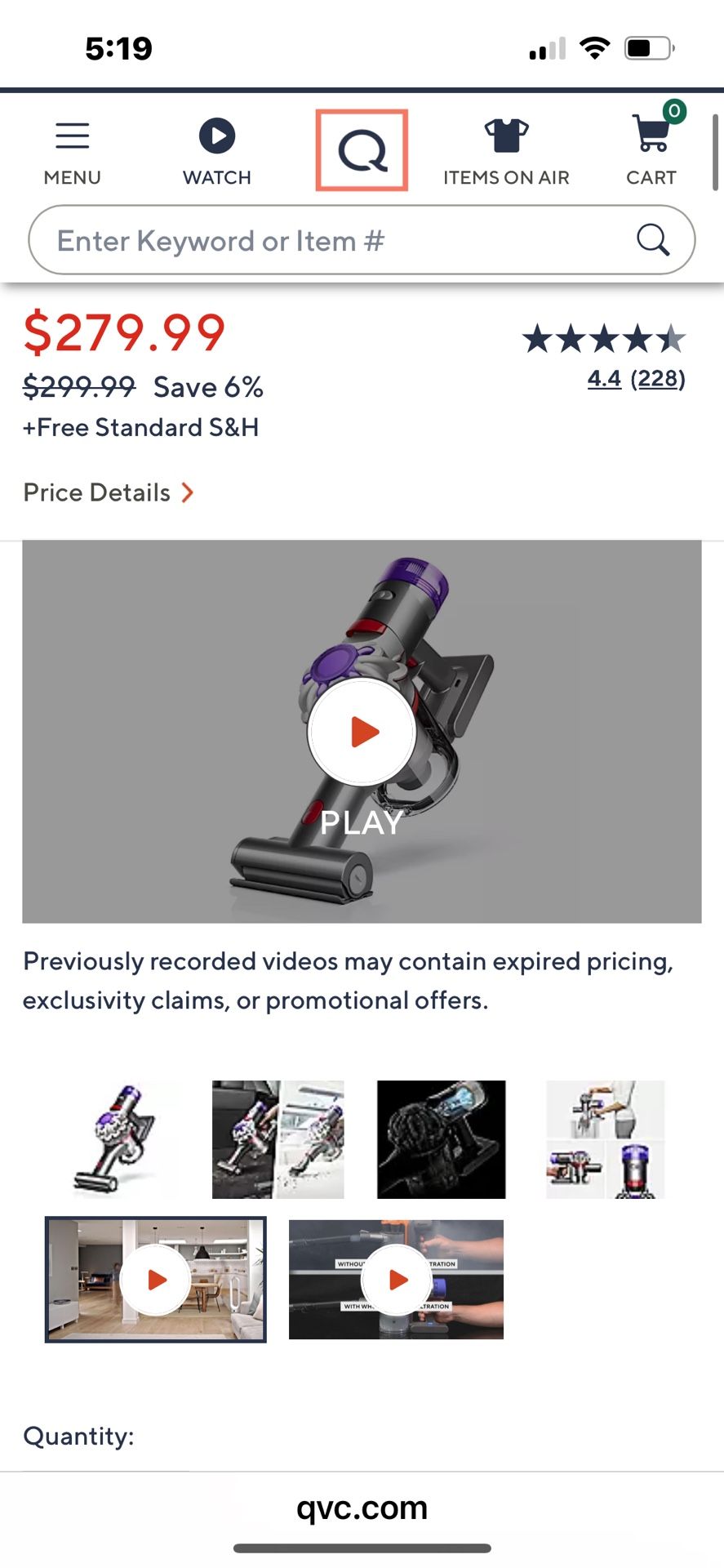 Dyson Vacuum