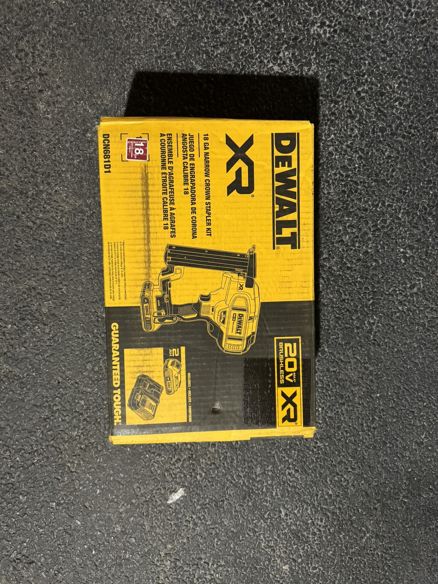 Dewalt 18 Ga Crown Stapler 