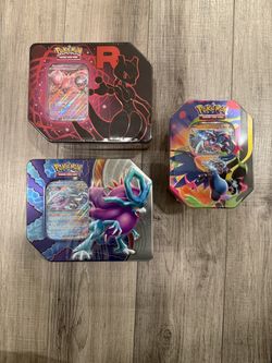 Pokemon Tins Mega Charizard Paradox Clash Team Rocket