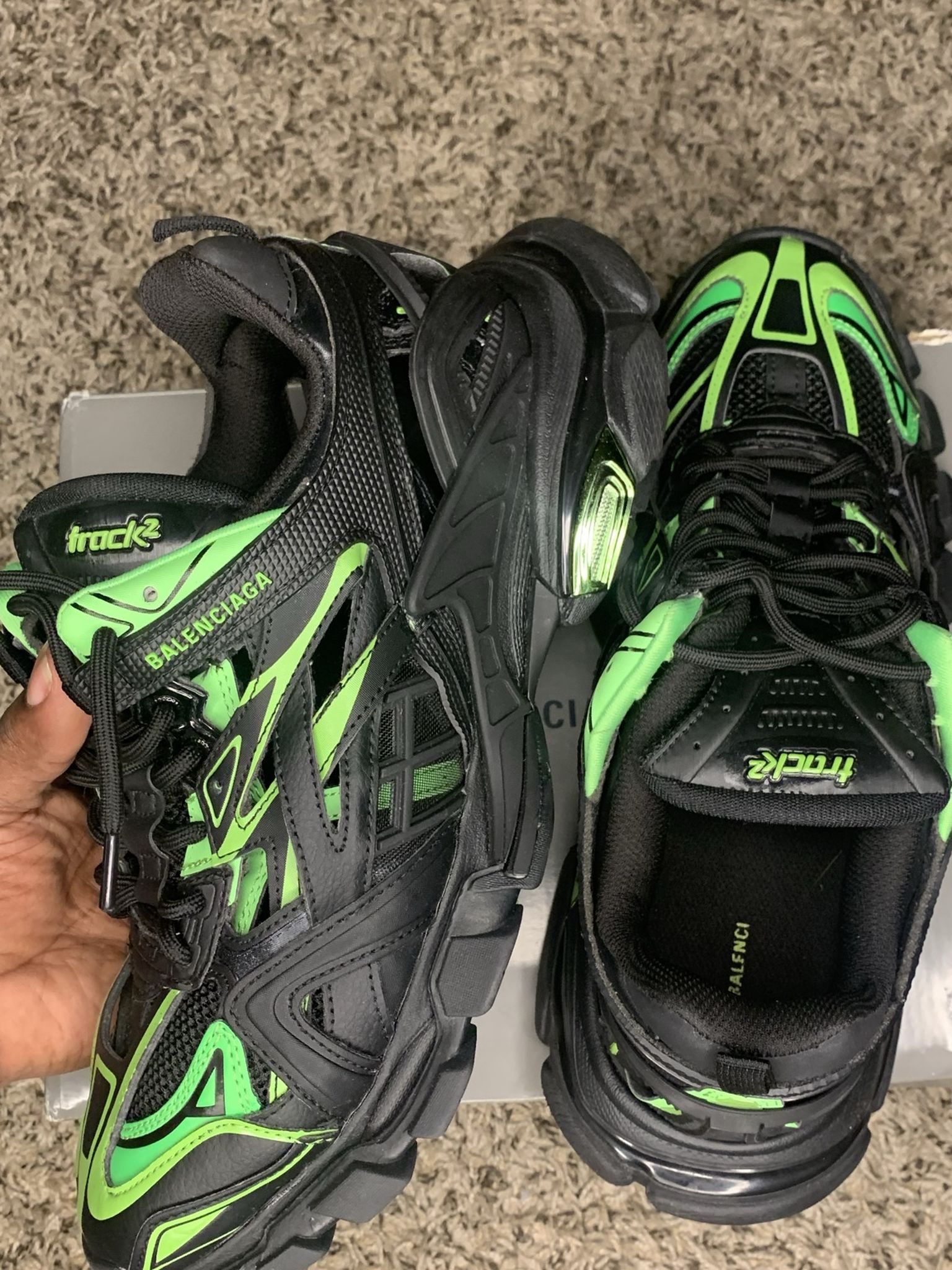 Balenciaga Track.2 Black Green