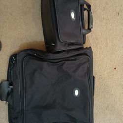 Pierre Cardin Travel Garment Bag And Carry On Shoulder Bag