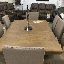 9pcs Dining Table Set 