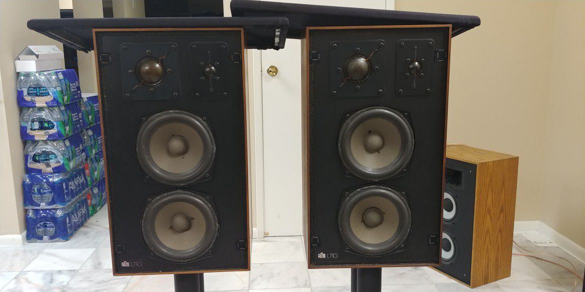 ADS Braun L710 vintage HiFi speakers restored