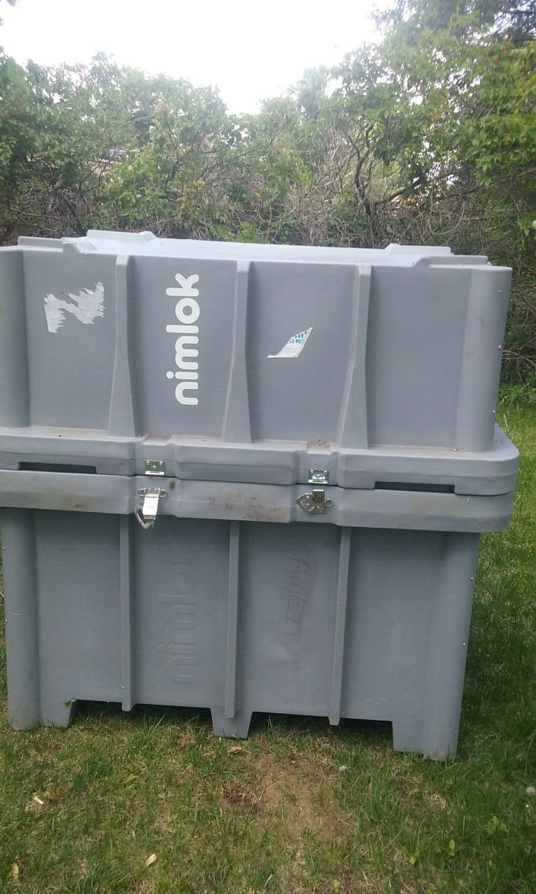 Nimlok storage containers valued that $2,600 original cost container $100 dollars firm today only