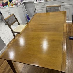 Walnut Profile By Drexel Dining Room Table (John Van Koert)
